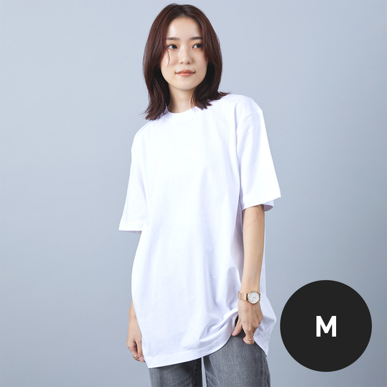 WAVE 点字モチーフ チャリティ Tシャツ WHITE Mサイズ FRONT