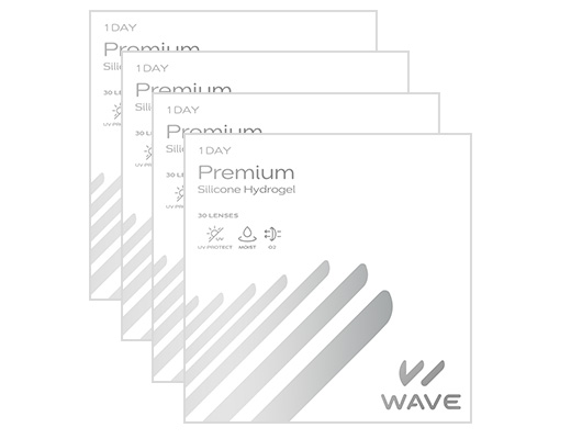 WAVEワンデー プレミアム 30枚入り（×4箱）