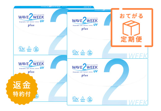 【定期便】WAVE 2ウィーク エアスリム plus（×4箱）